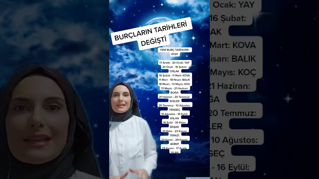 BURÇLARIN TARİHLERİ DEĞİŞTİ #shorts #burçlar