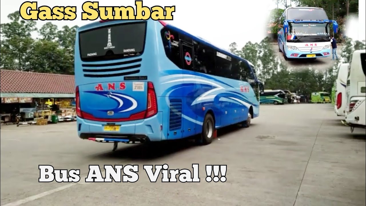 Bus ANS Rekor 24 jam yang Viral, masuk di terminal poris tangerang (13-8-2020)