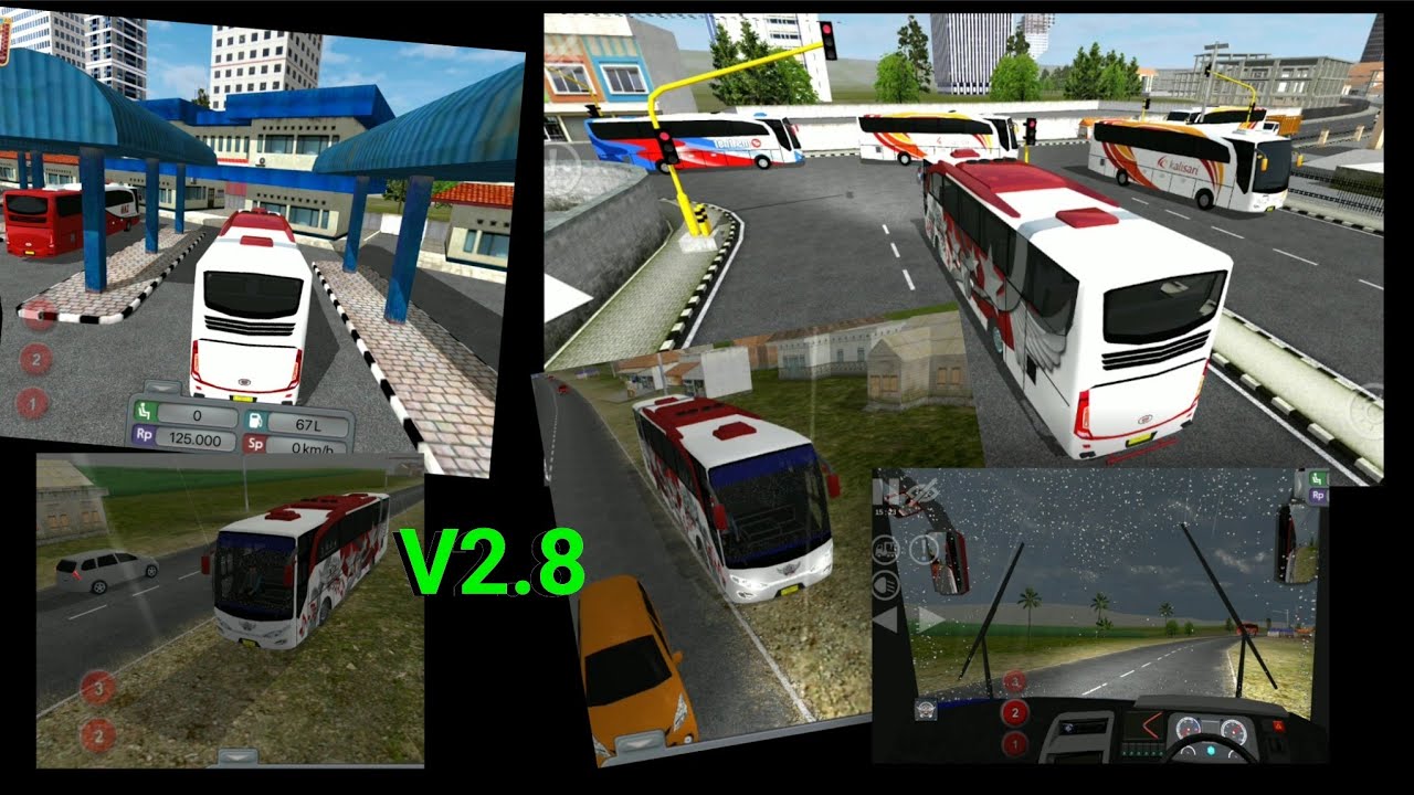 Bus Simulator Indonesia (BUSSID) - V2.8 GamePlay High Graphics & Traffic