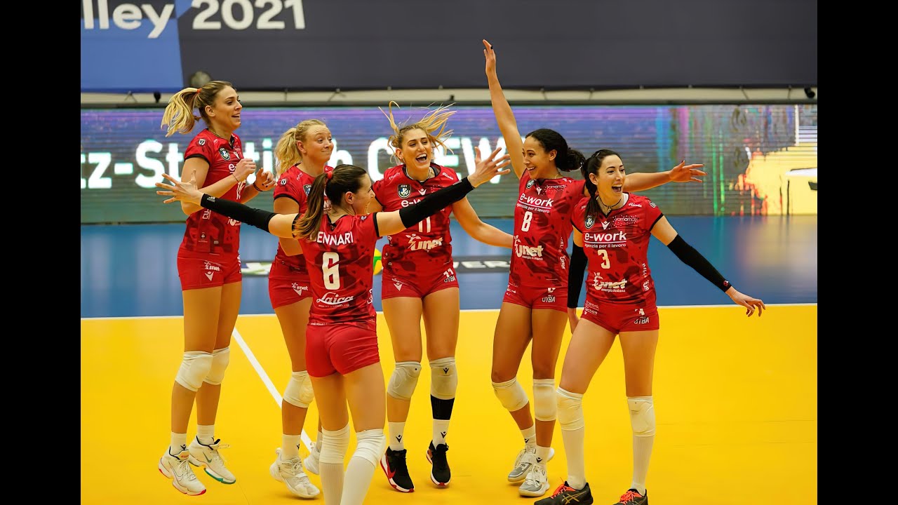BUSTO ARSIZIO vs ECZACIBASI - Quart Champions League 20/21 - Camilla Mingardi vs Tijana Boskovic