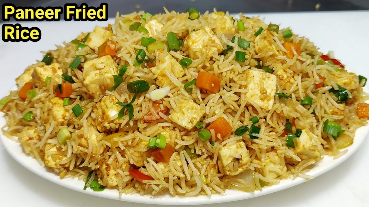 Butter Garlic Paneer Fried Rice | पनीर फ्राइड राइस | Veg Fried Rice | Restaurant Style | Chef Ashok