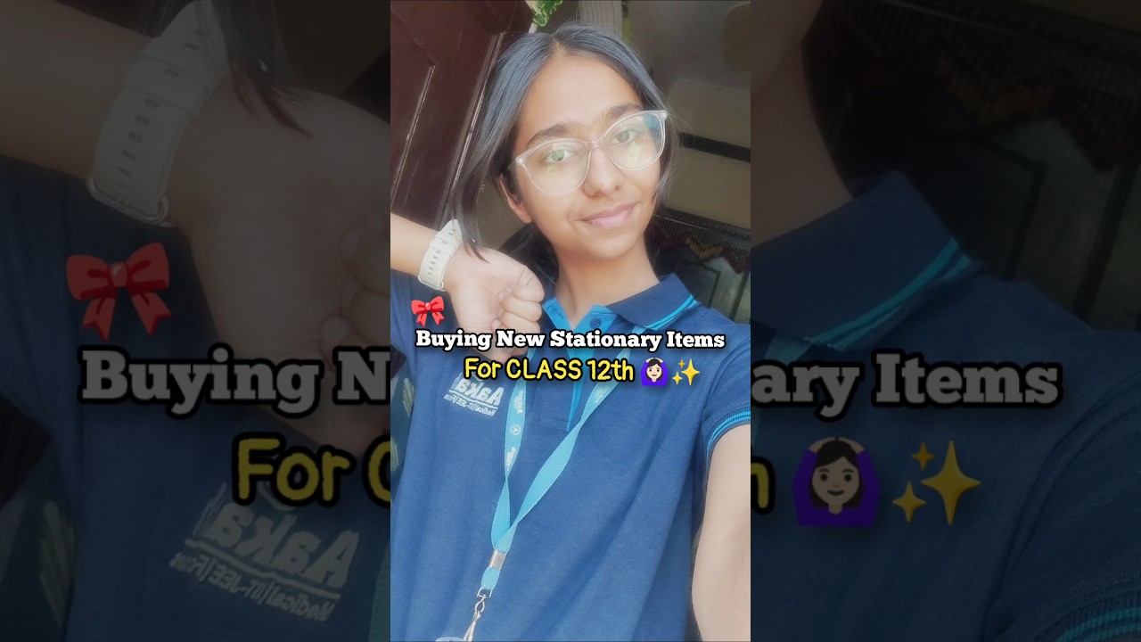 Buying stationeries for class 12th ; New Session 🎀🫶🏻 #cbse #minivlog #fyp