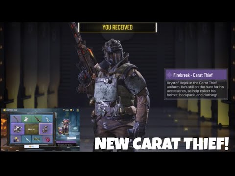 BUYING THE NEW FIREBREAK CARAT THIEF SKIN IN CALL OF DUTY MOBILE!! (New Carat Thief Draw)