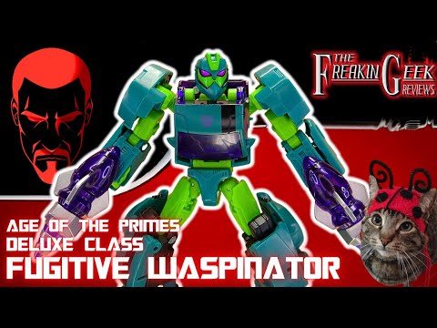 BUZZ-BUZZ | Age of the Primes Deluxe FUGITIVE WASPINATOR: EmGo's Transformers Reviews N Stuff
