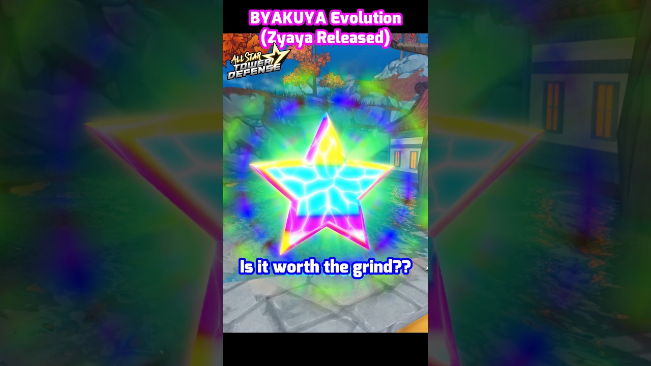 Byakuya (Zyaya Released) Evolution Worth The Grind? #roblox #allstartowerdefense #astd