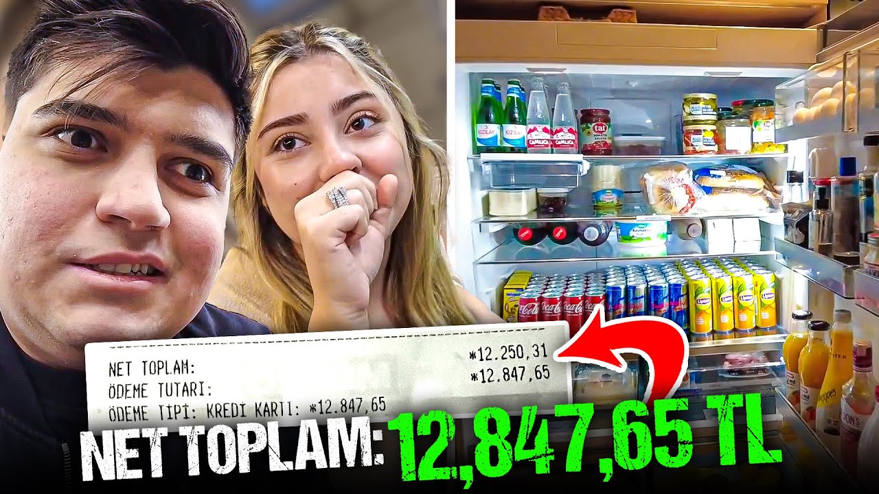 BÜYÜK MARKET ALIŞVERİŞİ AMA SON 🥹