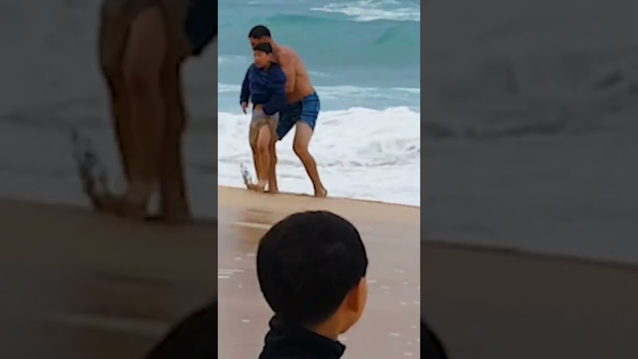 Bystanders Rescue Little Boy from Drowning | Shorts