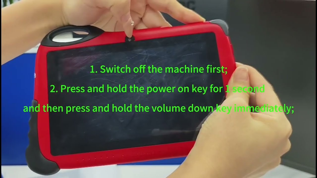 C idea kids tablet reset guide