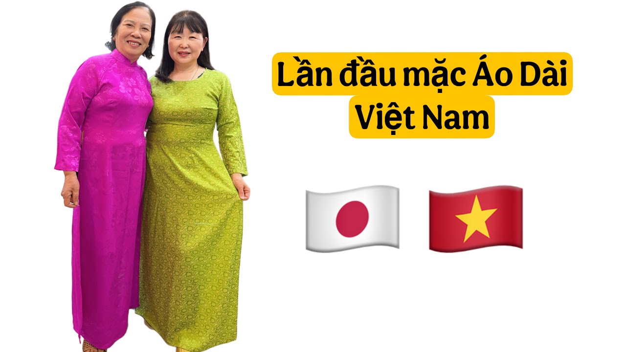 Cô Nhật vui ra mặt với lần đầu tiên mặc Áo Dài Việt Nam💥Lấy chồng Pakistan 🇵🇰