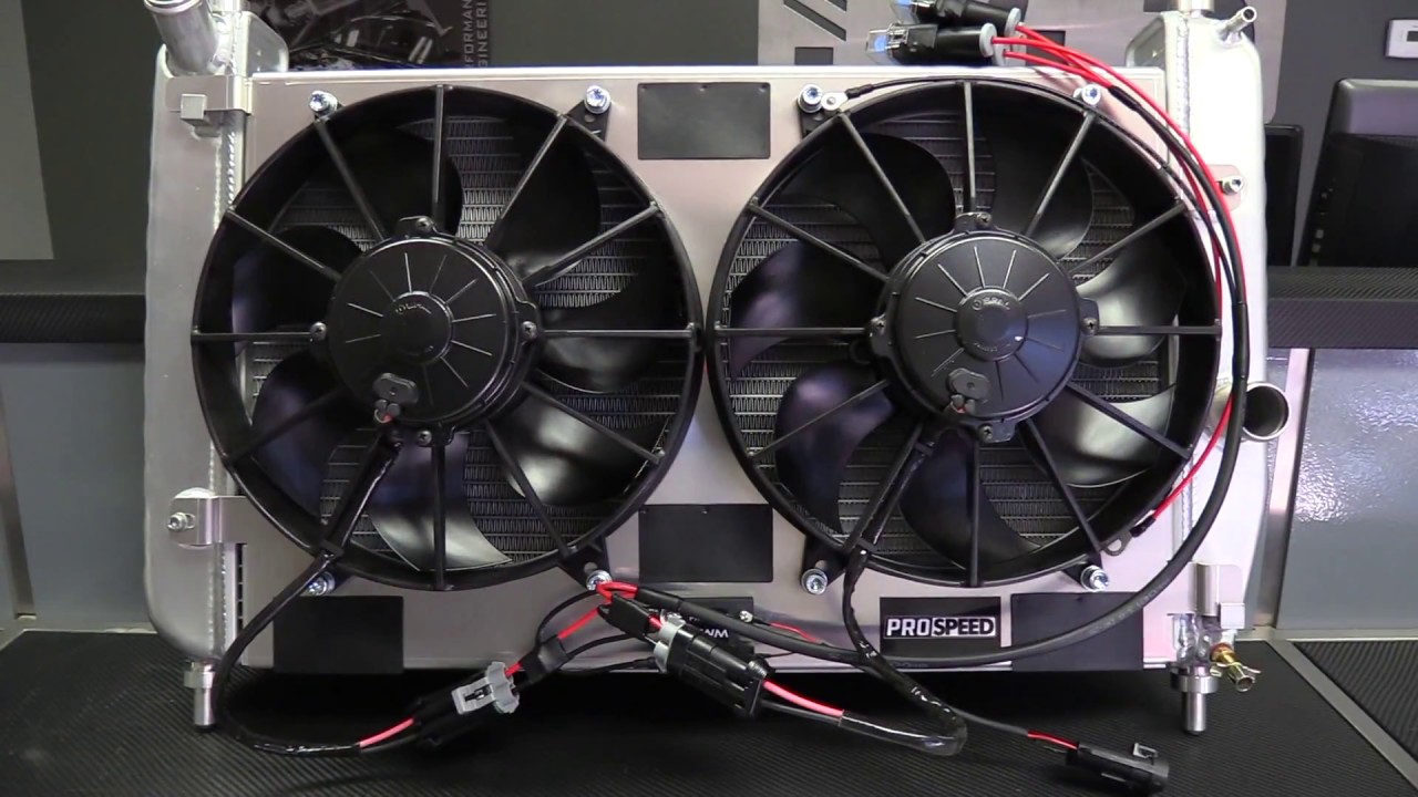 C6 Dual Spal Fan Shroud Kit for the Shortened Dewitts Radiator!