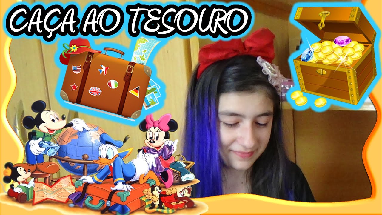 Caça Tesouro Olha No Que Deu O Que Marina Encontrou? (Surpresa, Brincadeira, Mapa, Presente, Disney)