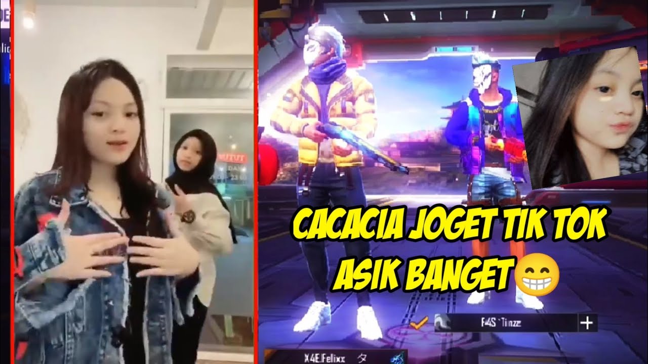 CACACIA JOGET TIK TOK ASIK SEKALI 🤭🥵