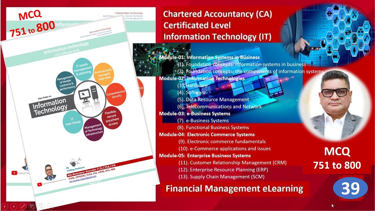 CA(CL)_Information Technology (IT)_MCQ_751 to 800