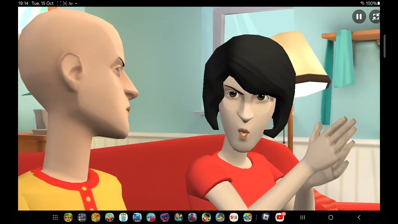 Caillou and doris turns Adam and Jamie into a blueberry inflation/grounded (9+ only)