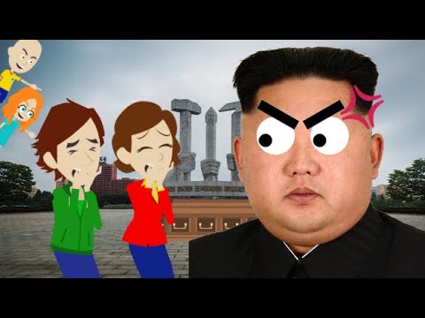 Caillou and Rosie sends their parents to North Korea