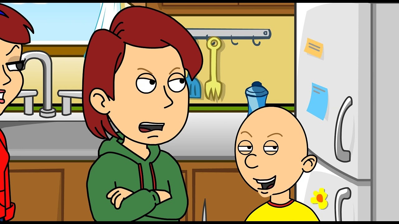 Caillou copies Boris