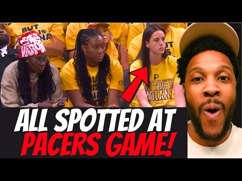 CAITLIN CLARK, ALIYAH BOSTON, NATASHA HOWARD SPOTTED AT PACERS GAME! CATHY ENGELBERT STRIKES AGAIN!