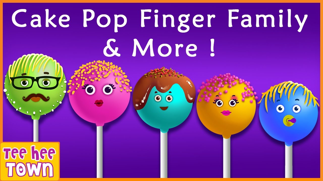 Cake Pop Finger Family | Nursery Rhymes for Children by Teehee Town