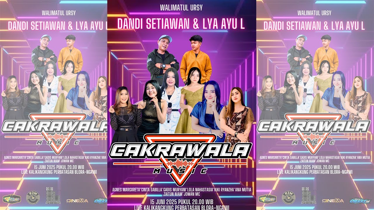CAKRAWALA MUSIC II  LIVE DELAY KALIKANGKUNG PJM DIGITAL AUDIO II CINEMA MULTIVISION