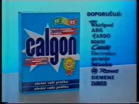 Calgon - servis praček - stará reklama z roku 1998