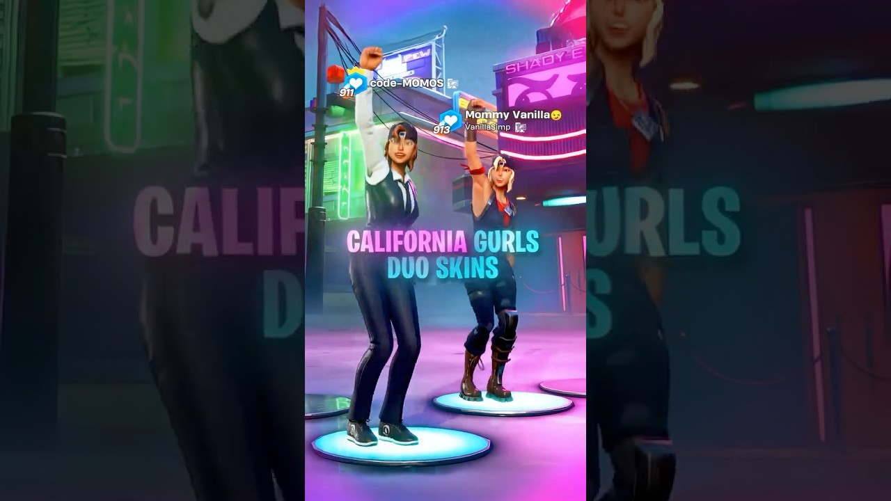 California Girls Fortnite DUO Skins😍