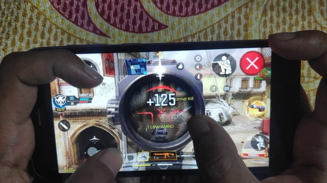 CALL OF DUTY MOBILE HANDCAM | Gameplay On Redmi 5A 2 GB Ram | 4 Finger Claw