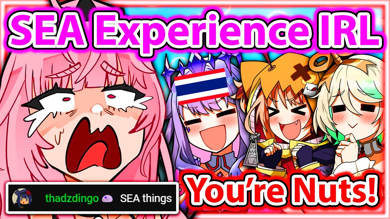 Calli Experienced CULTURE SHOCK in Thailand with Biboo, Gigi and Cecilia 【Mori Calliope HololiveEN】