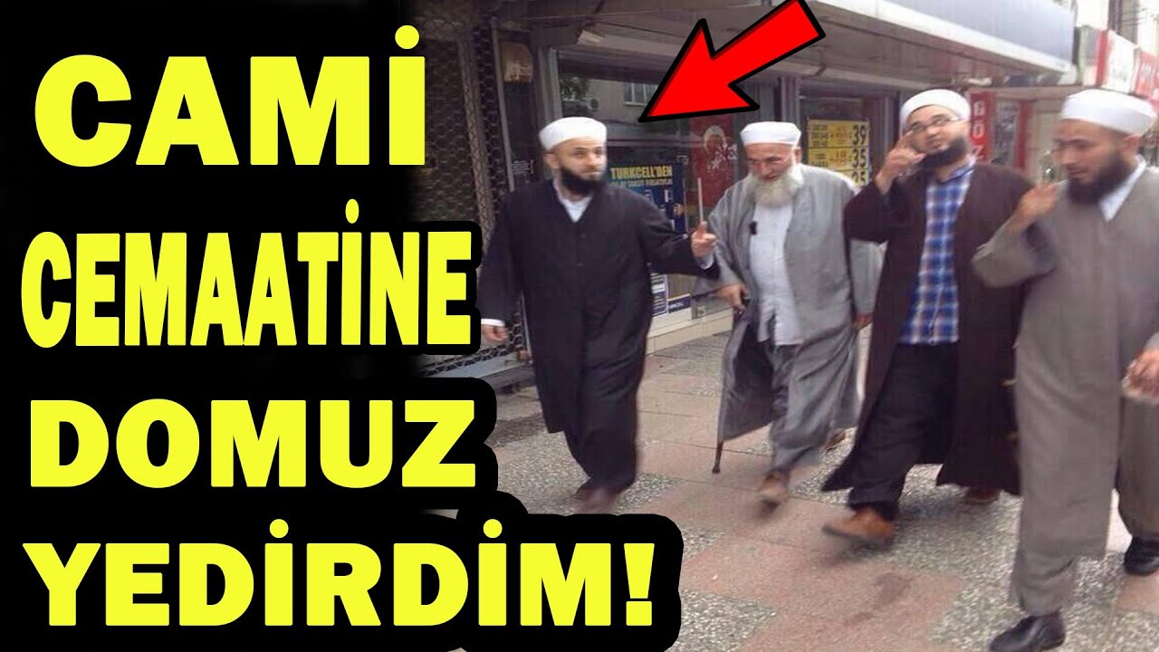 CAMİ ÇIKIŞI DOMUZ ETİ YEDİRDİM CEMAATE - Kamera Şakası Komedi