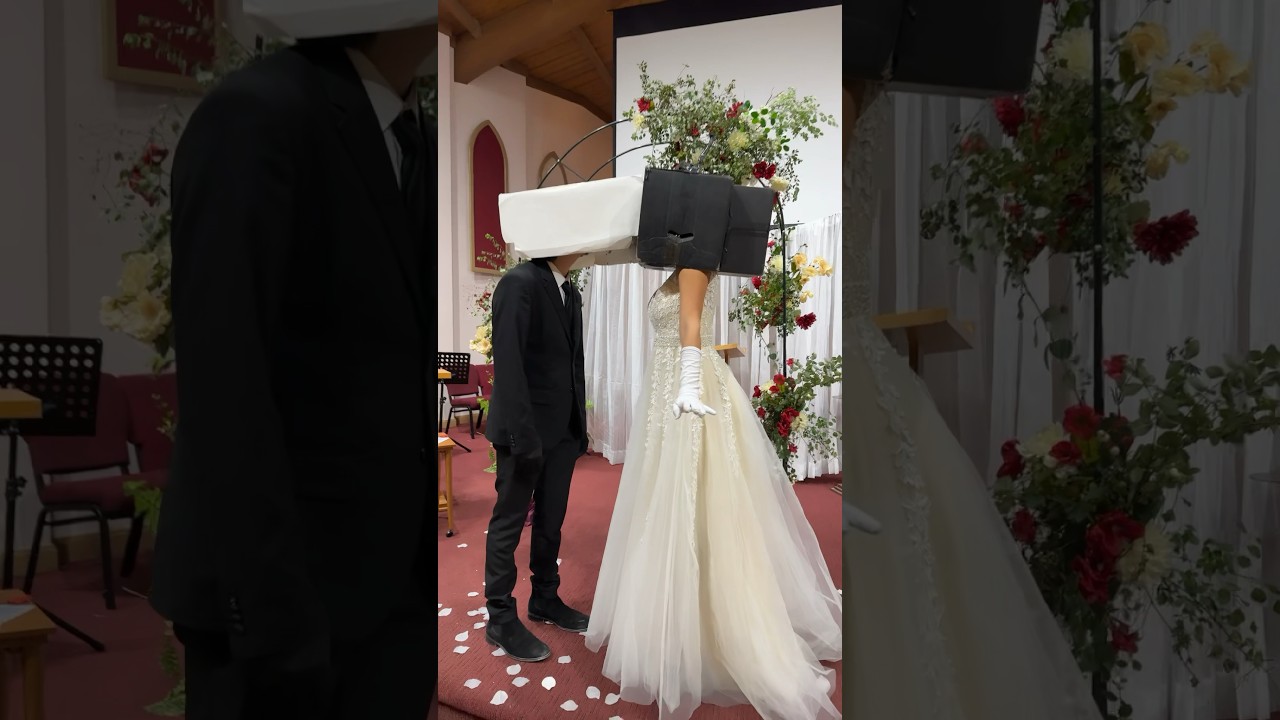 CAMERAMAN AND TV WOMAN GET MARRIED!!