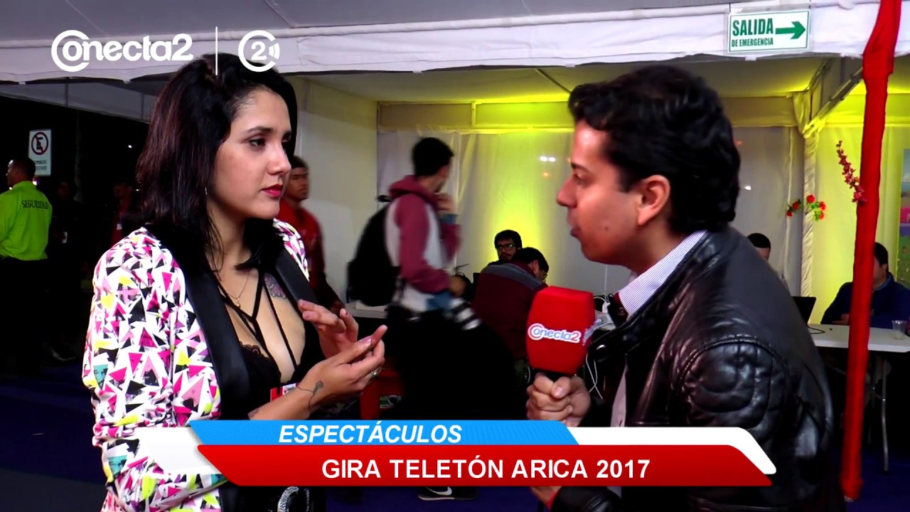 CAMI VELIZ EN GIRA TELETÓN ARICA 2017