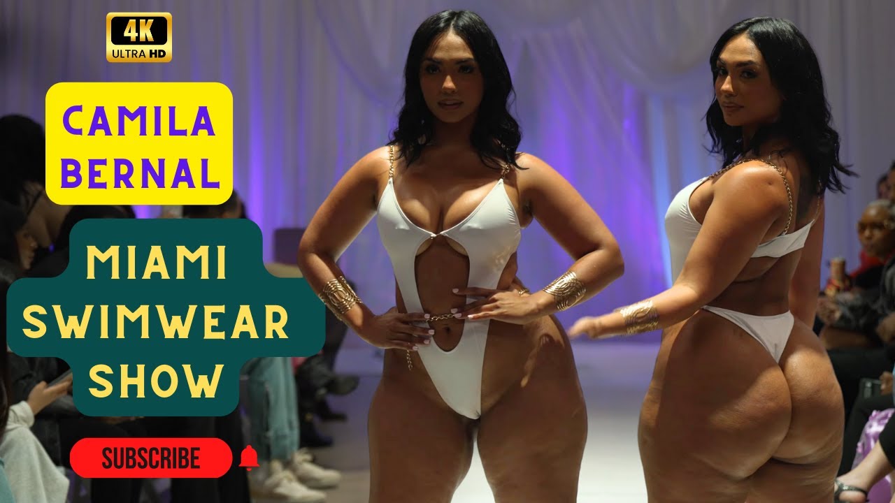 Camila Bernal |Slow Motion| Vertical | 👙 NEW |  Amazing Model 🏖️  |Miami Fashion week 2024
