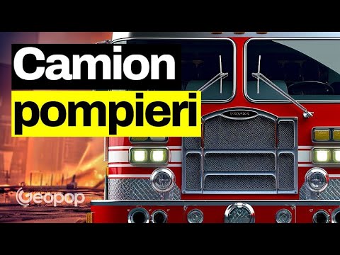 Camion dei pompieri in 3D, ecco come funziona l'autopompa serbatoio dei Vigili del Fuoco