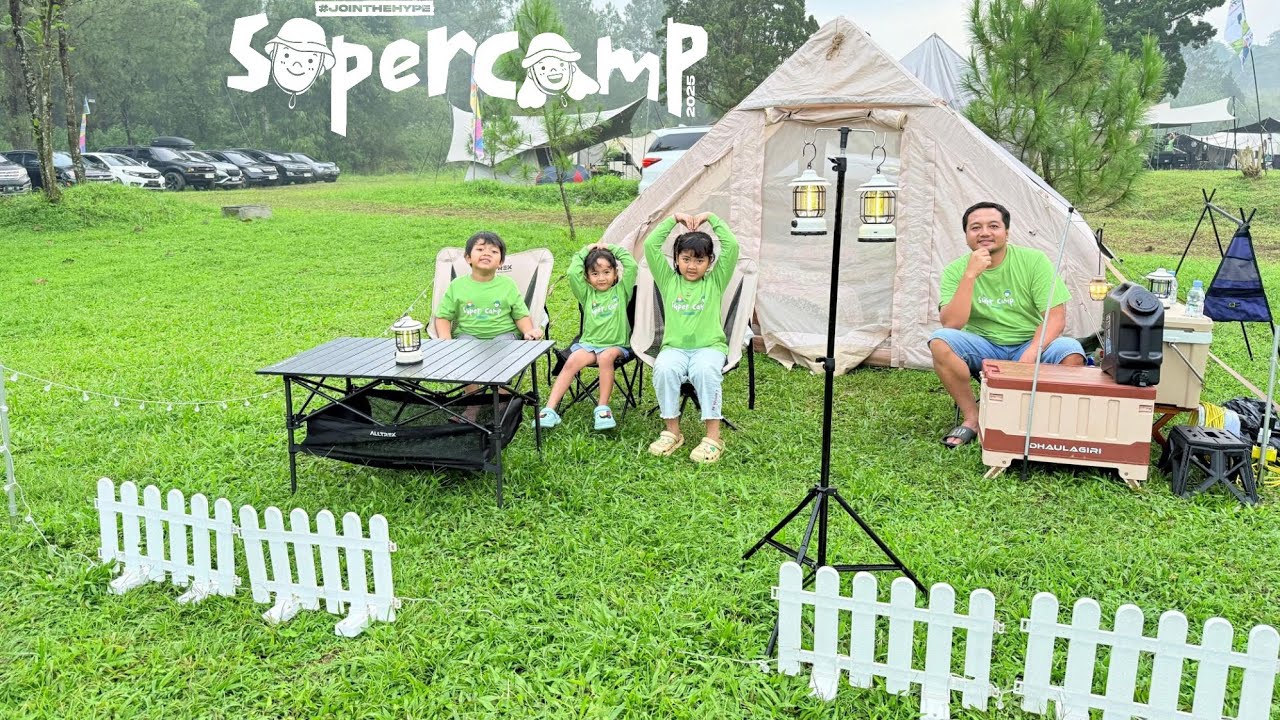 Camping Hujan Badai SUPER CAMP 2025 |Spectacular | in Heavy Rain (ASMR) | Sariater Subang