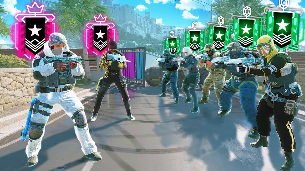 Can 2 Champions Beat 5 Emeralds In Rainbow Six Siege?