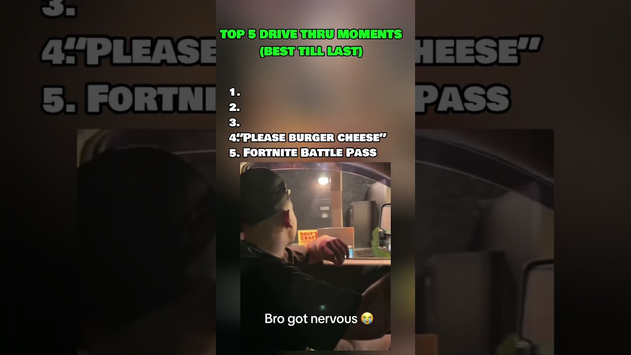 “Can i get a Fortnite Battle Pass..” 💀😭 #shorts #drivethru #drive #funny #ranking #moments #prank