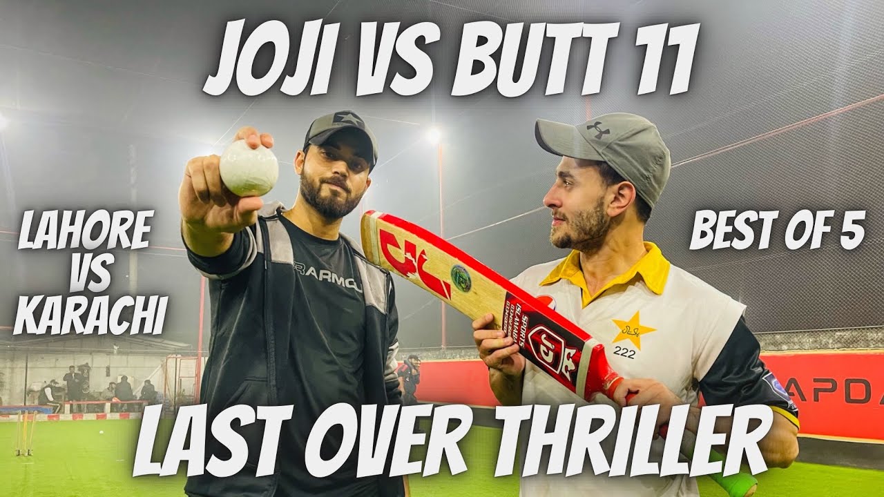 Can Joji From Adeel Vlogs Save 7 Runs In Last Over? Joji vs Butt 11 | Who Will Win?