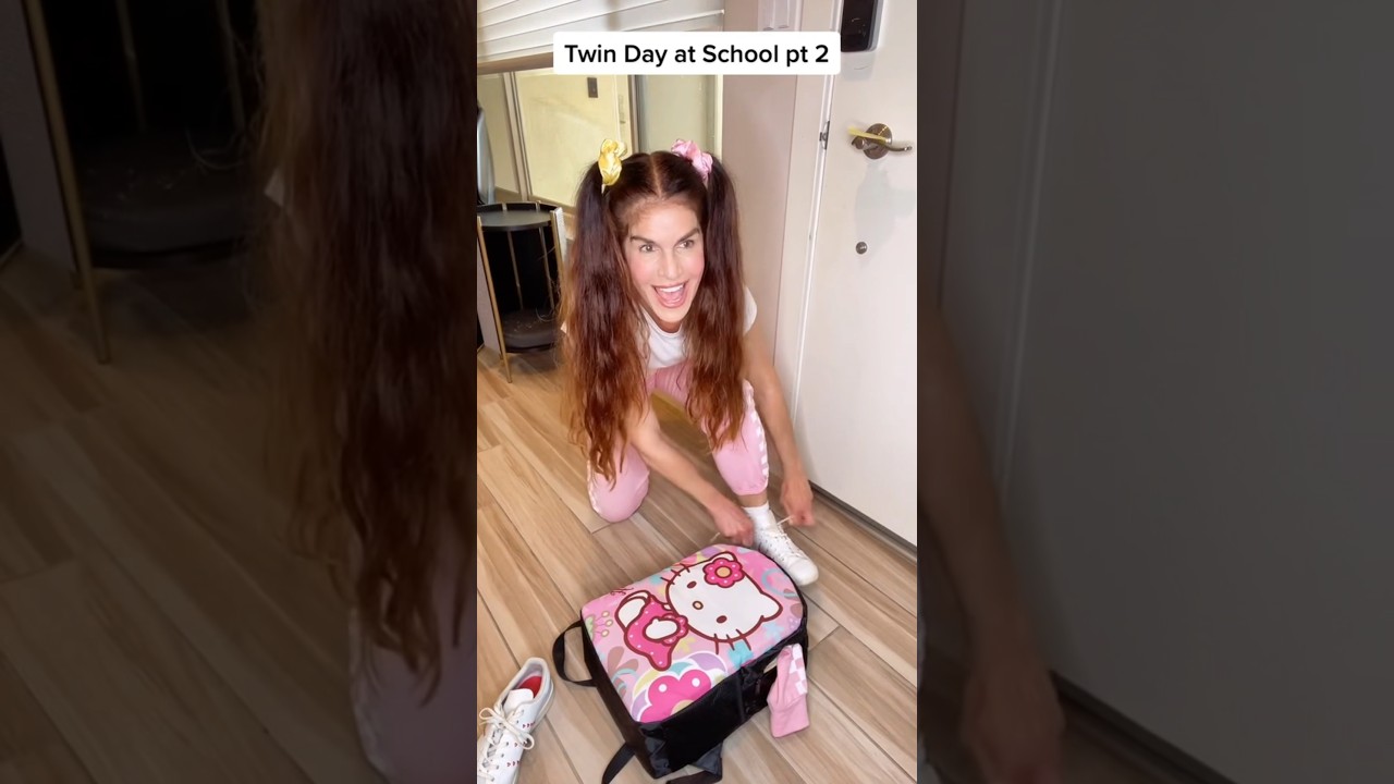 can kids wear crop tops at your school? #twindayatschool #twinday #school #moms #kids #nothingtowear