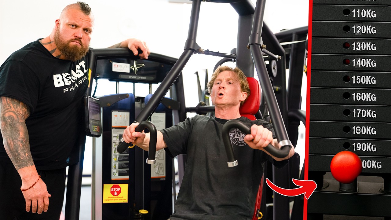 Can pro climber MAX out the gym? ft. Eddie Hall
