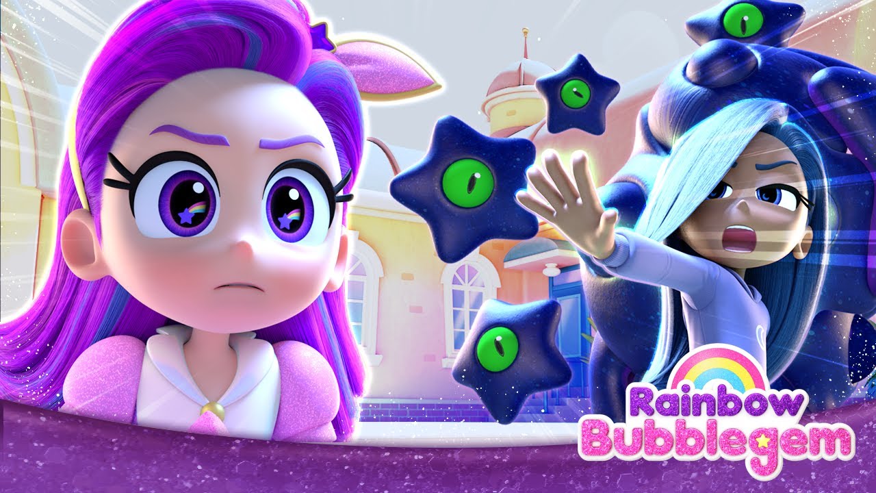 Can Purple save Indigo from the Starfish Blobs? | Deep-Sea Villains | Rainbow Bubblegem🌈