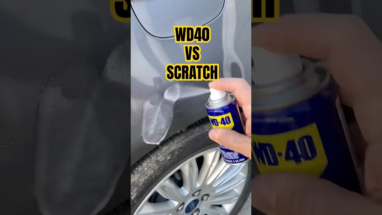 Can WD40 Really Remove Car Scratches???