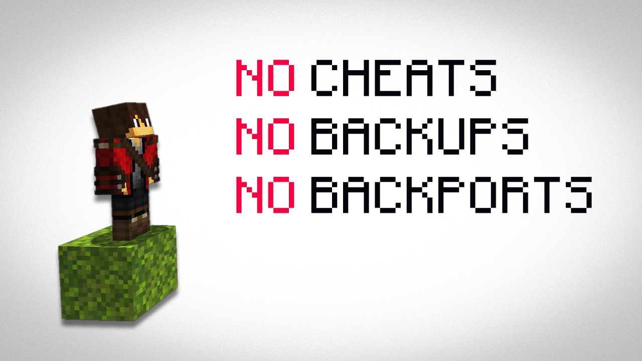 Can You Beat Minecraft with Literally One Block?