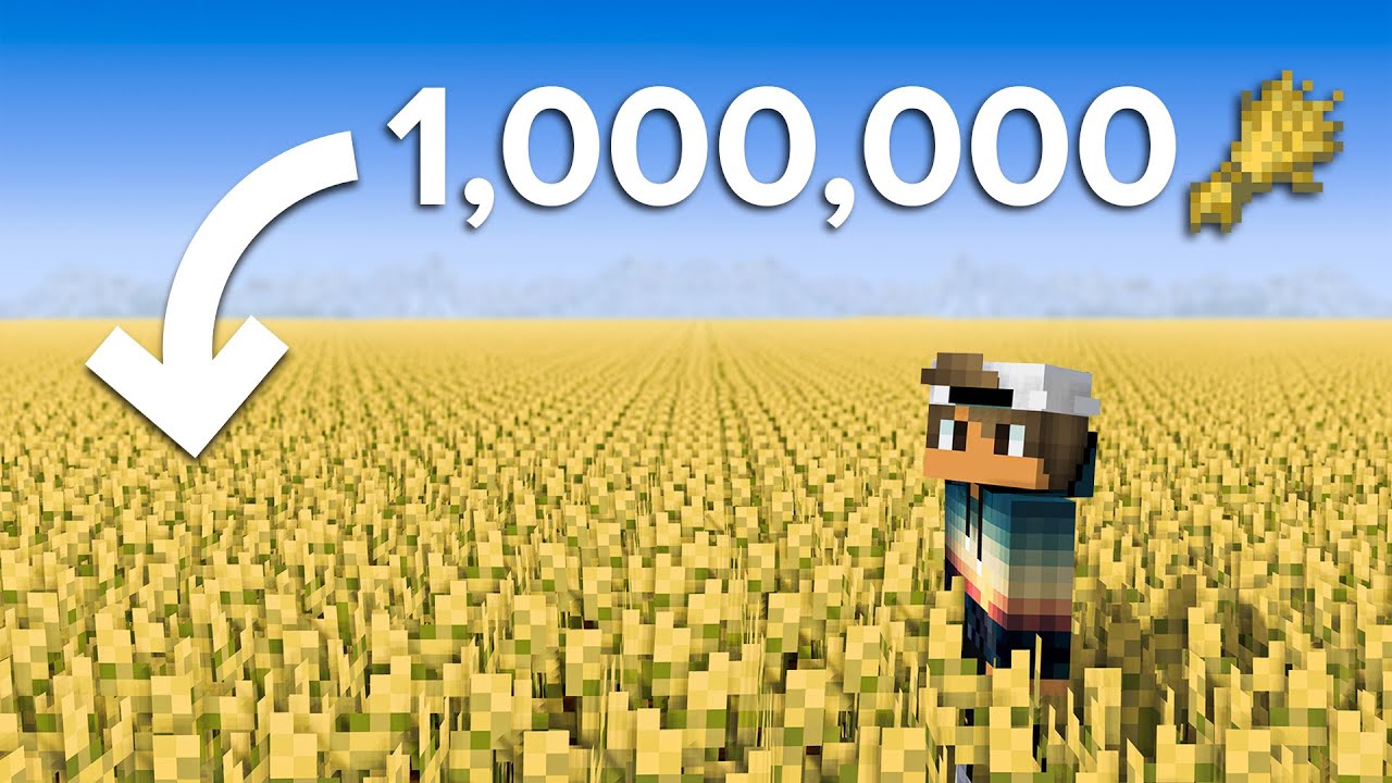 Can You Farm 1 MILLION Wheat in 200 Minecraft Days?