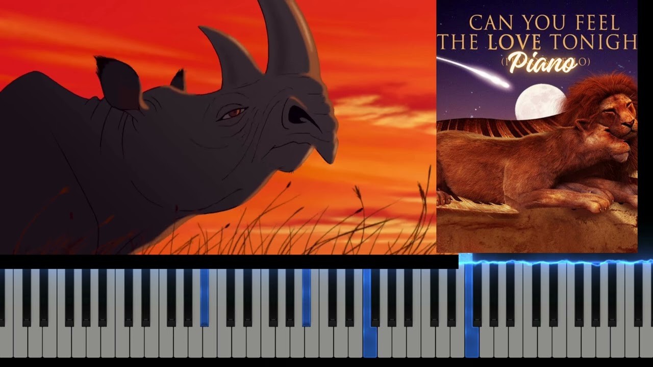 Can You feel the Love Tonight -Movie Midi Piano