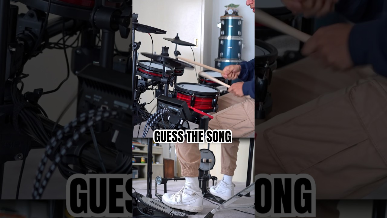 Can you guess the song? 👀🥁 and yes, the Alesis Nitro Pro supports double bass 🔥 #drums #drummer