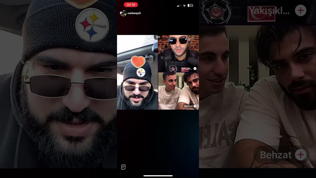 Canbequit İbrahim Tilaver’le yayınında Yakışıklı Güvenliği Zorbalıyor 😂😂