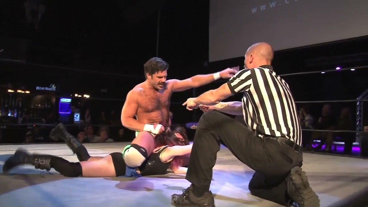 Candice LeRae & Joey Ryan vs. Leva Bates & Mia Yim in an Intergender Tag Team Wrestling Match