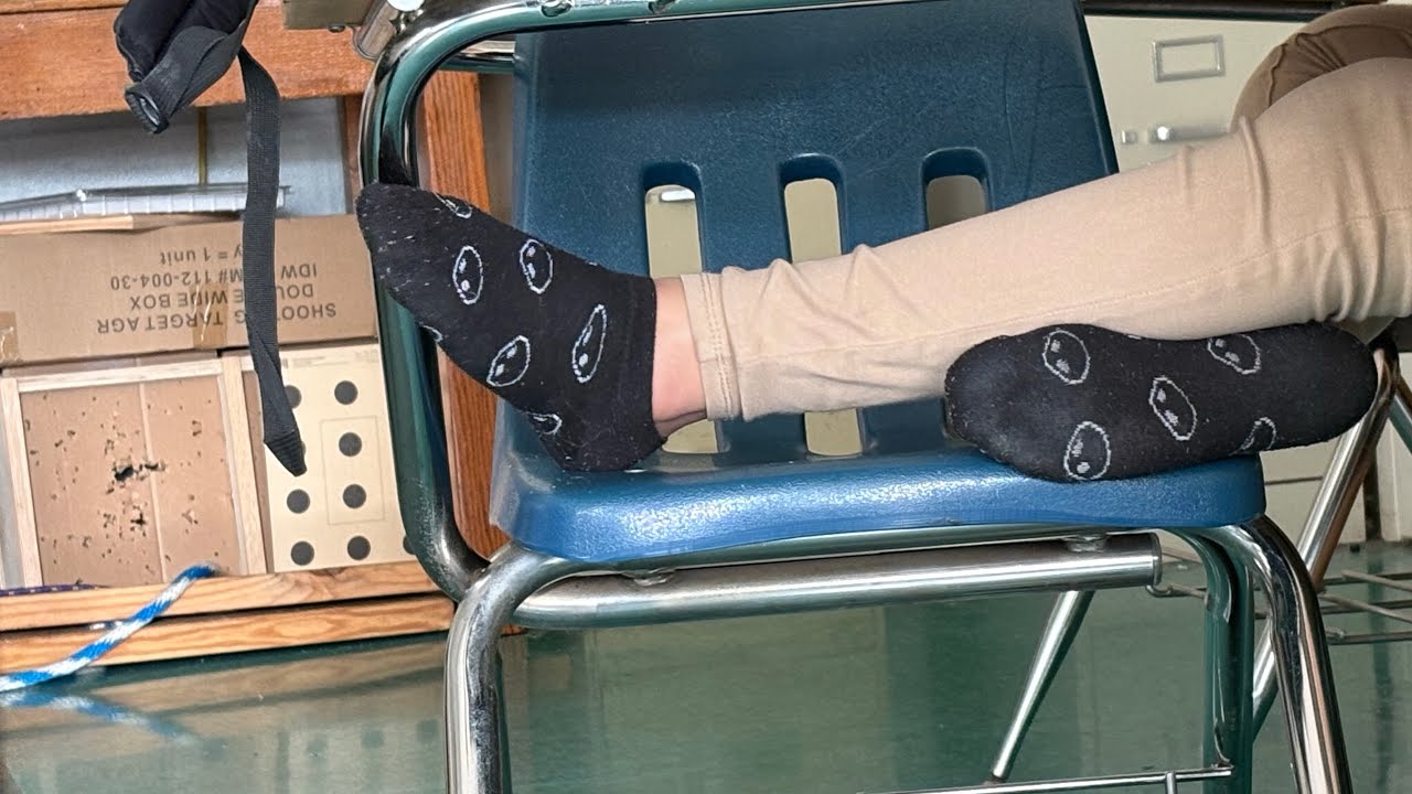 Candid black socks