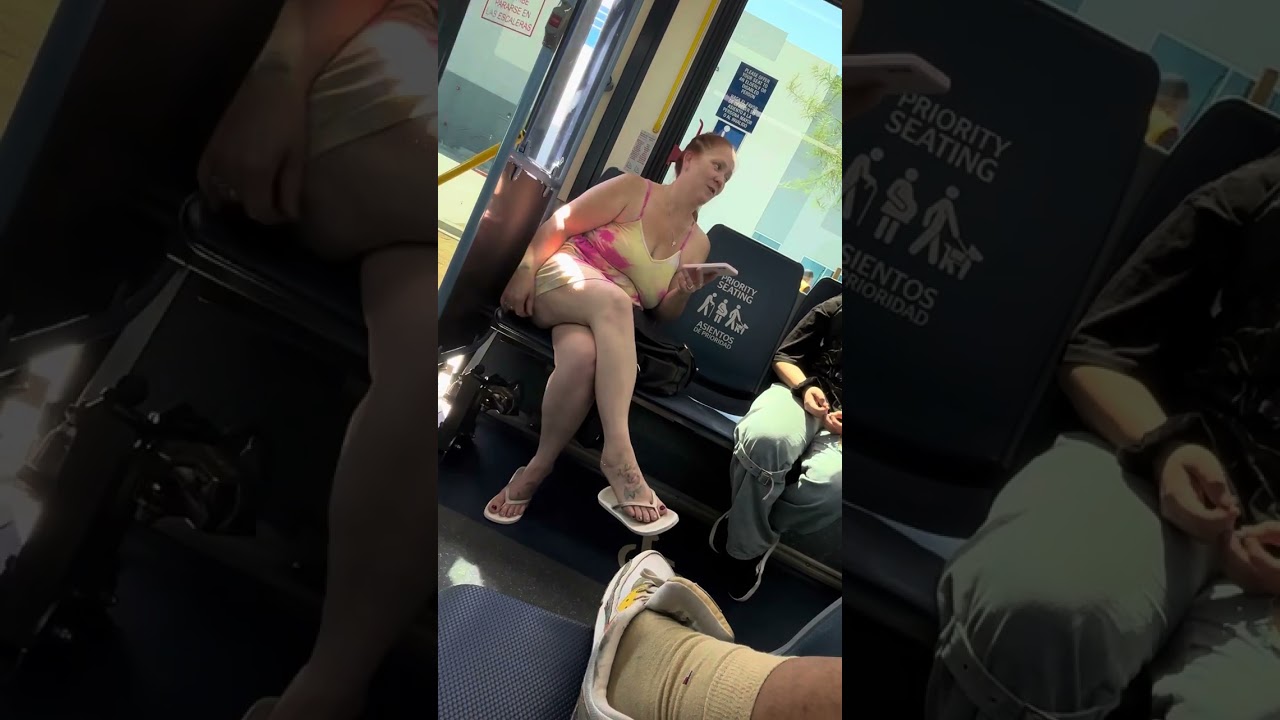 Candid Grandma Crazy playful flip flop Shoeplay Dangling