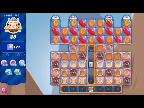 Candy Crush Saga Level 11497 No Boosters