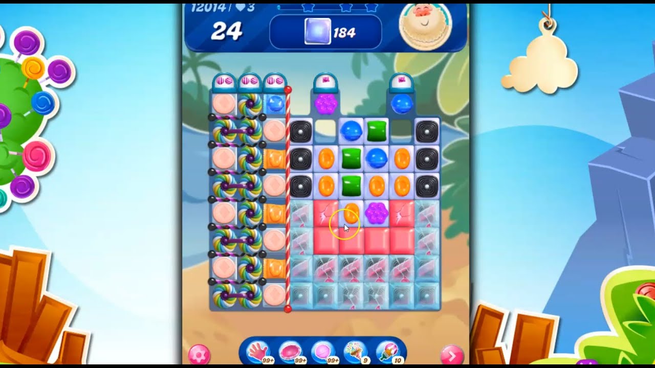 Candy Crush Saga Level 12014 No Boosters